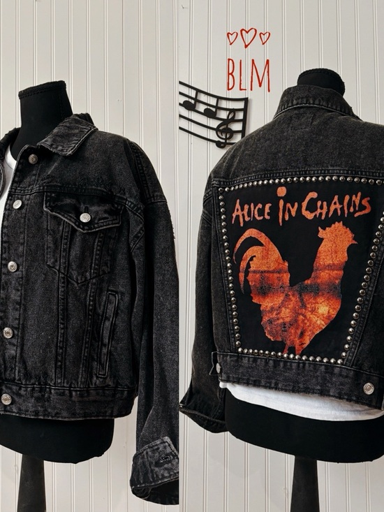 wild fable Jackets & Blazers - ✨ Alice In Chains custom denim jacket